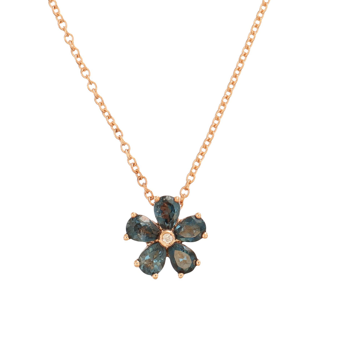 Blue Blossom Necklace