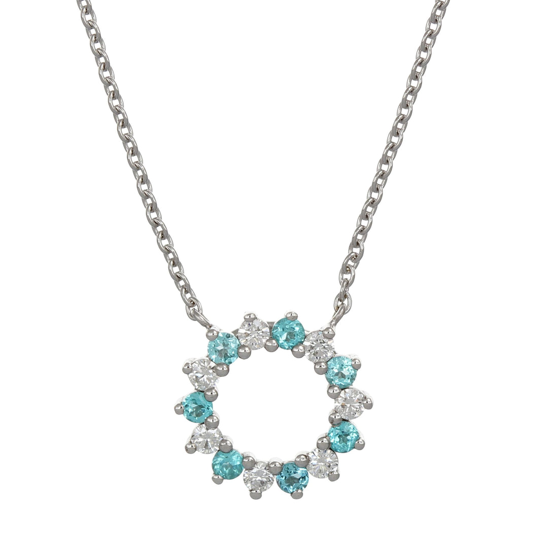 Paraiba & Diamond Necklace