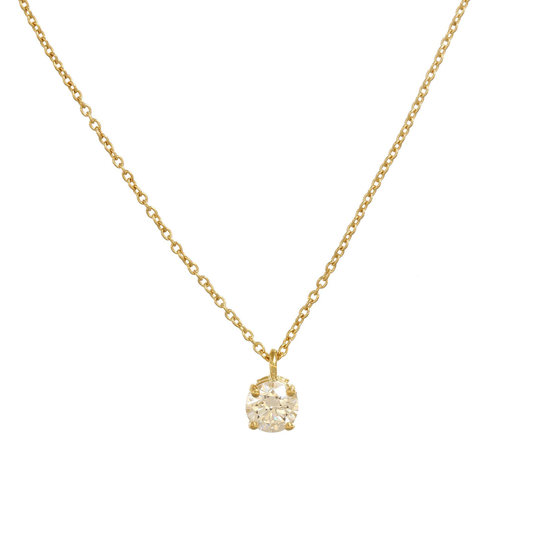 Yellow Gold Diamond Pendant