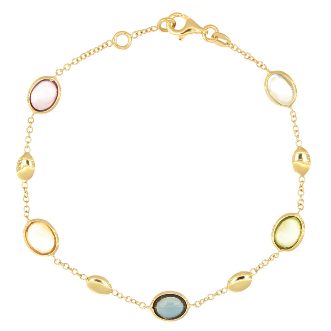Multicolor Cabouchon Bracelet