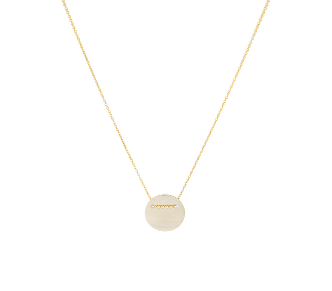 Bi-Color Engraving Pendant