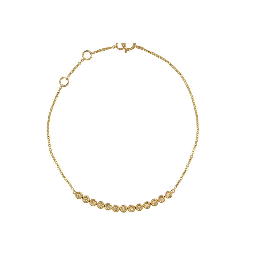 Golden Elegance Bead Bracelet