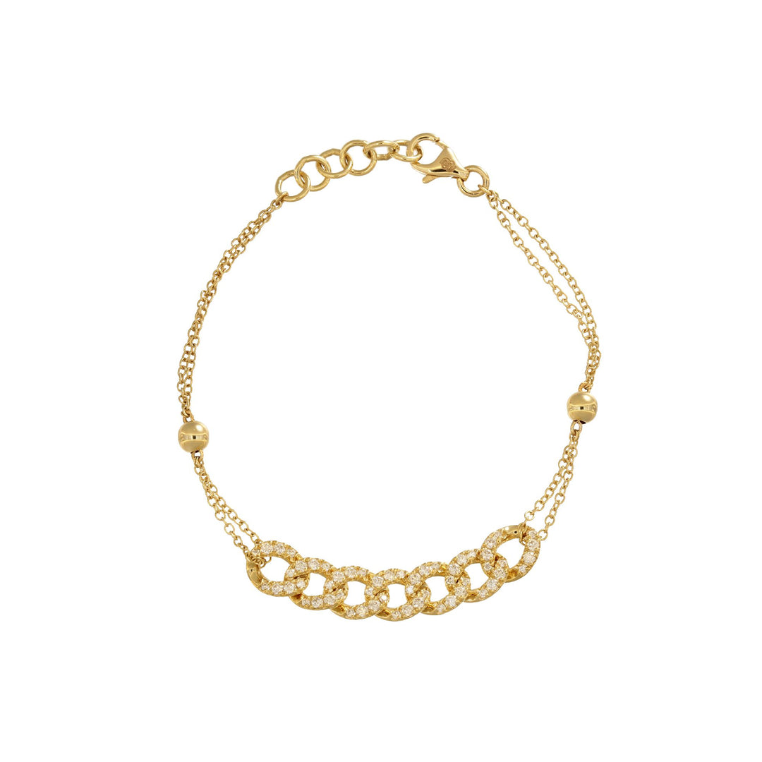 Golden Chains Bracelet
