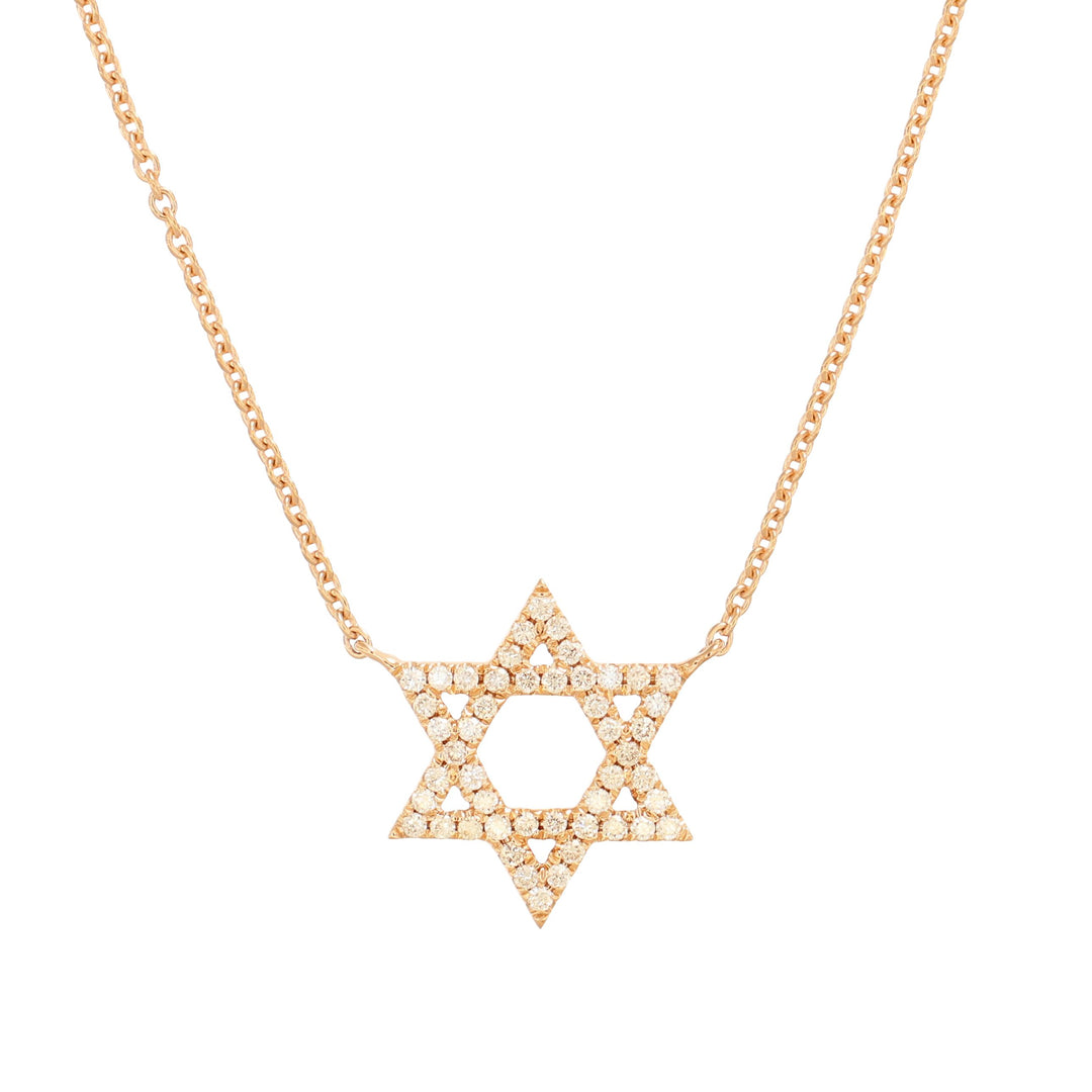 Star of David Necklace (Rose)