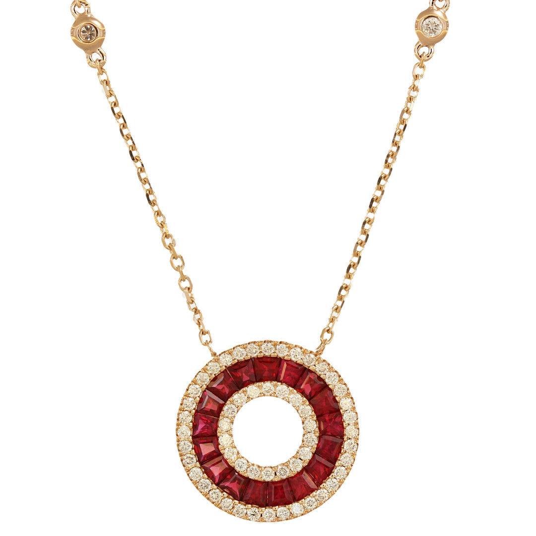 Crimson Halo Necklace