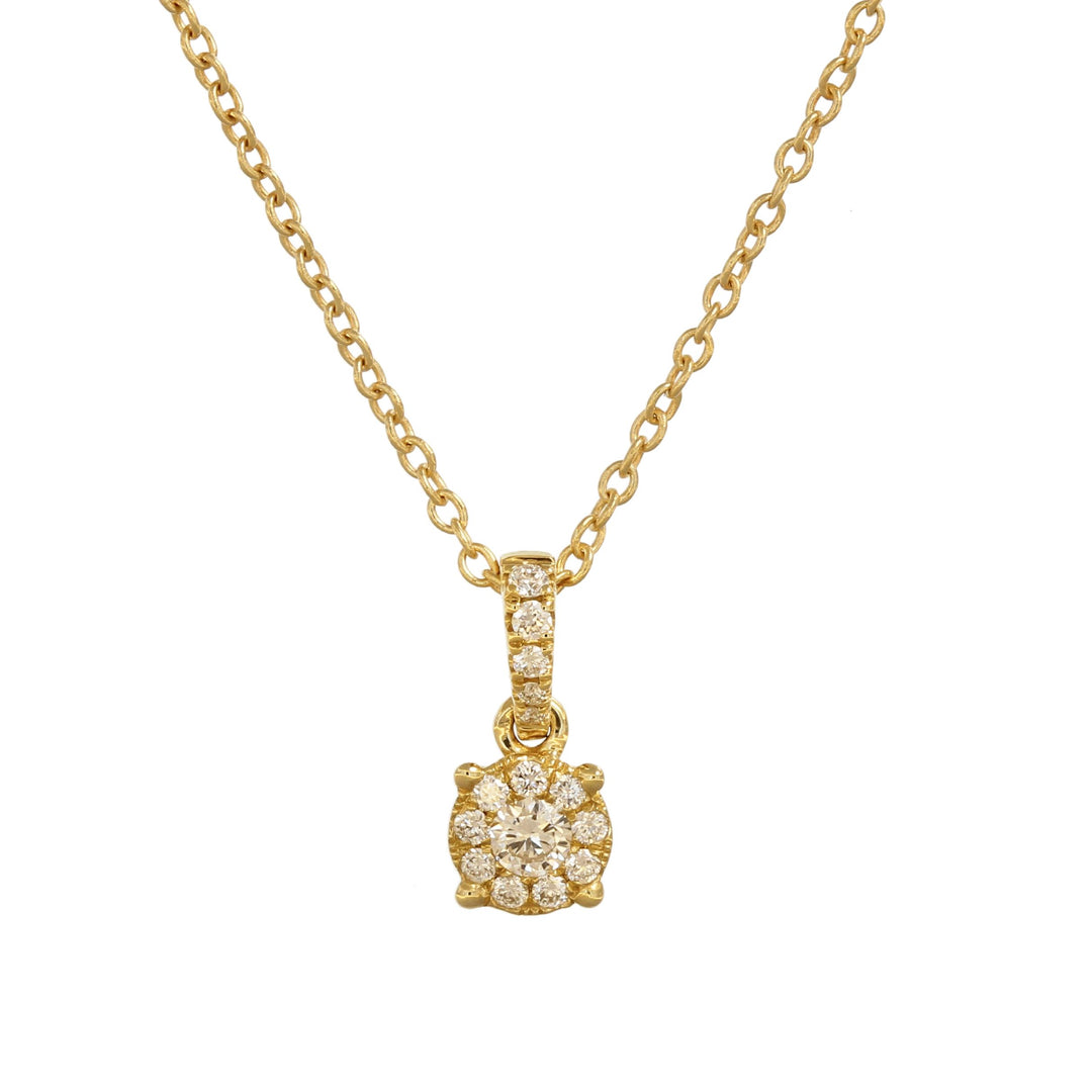 Golden Charme Diamond Necklace