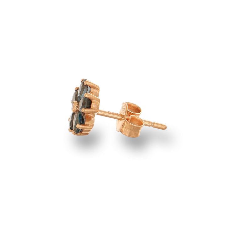 Blue Blossom Studs