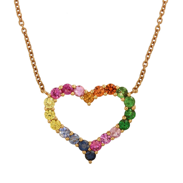 Prismatic Heart Necklace