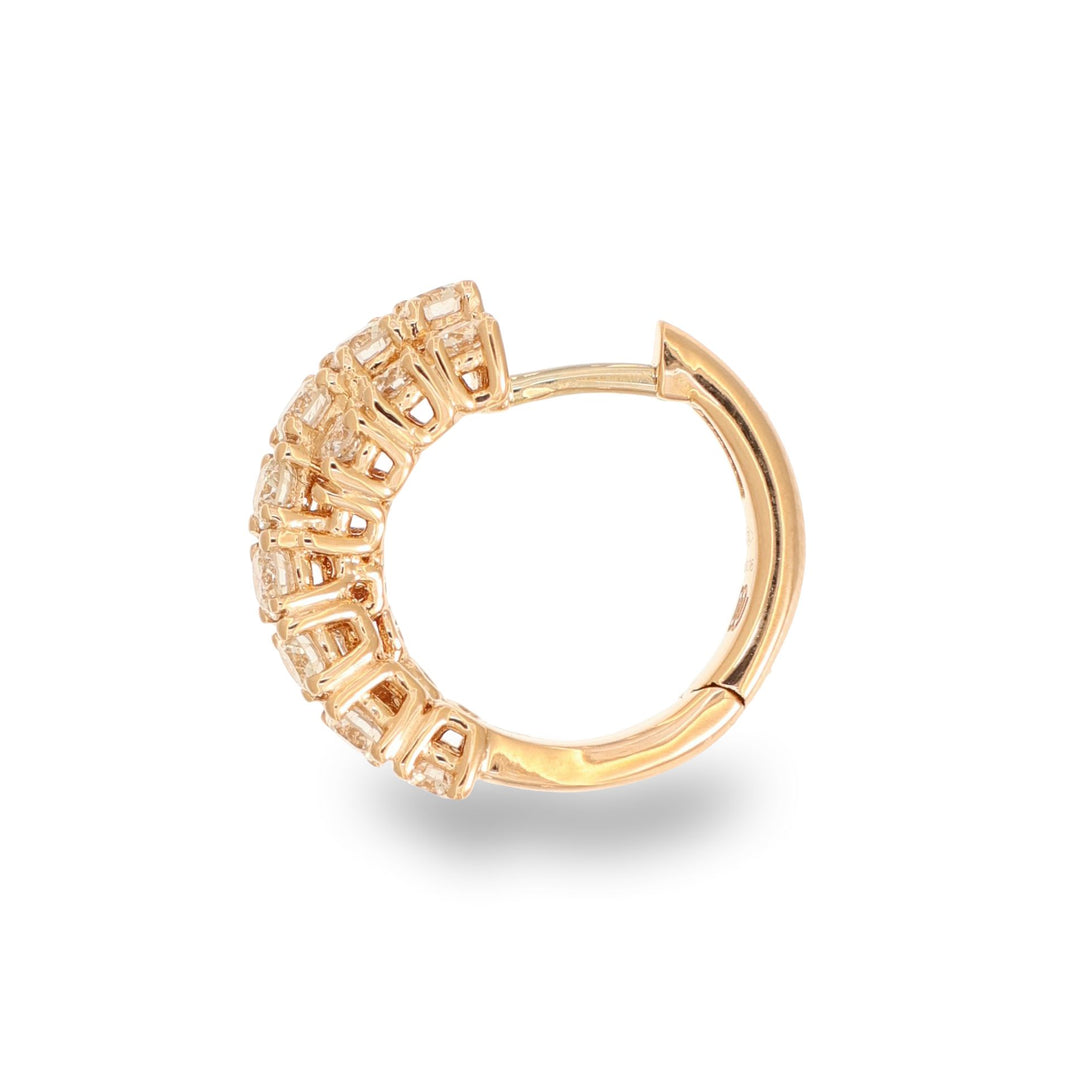 Rosé Radiance Hoops