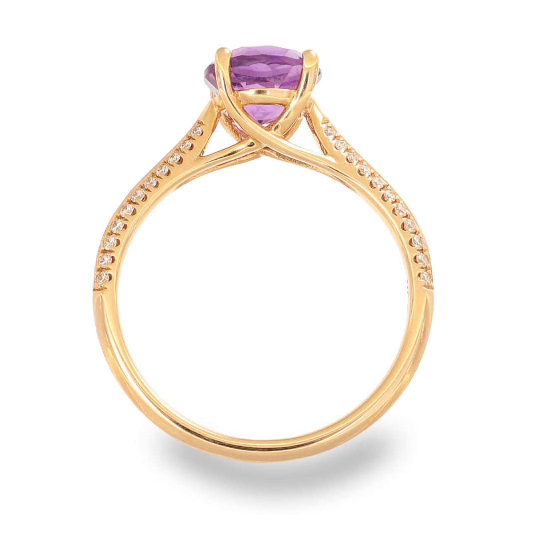 Lavender Flame Ring