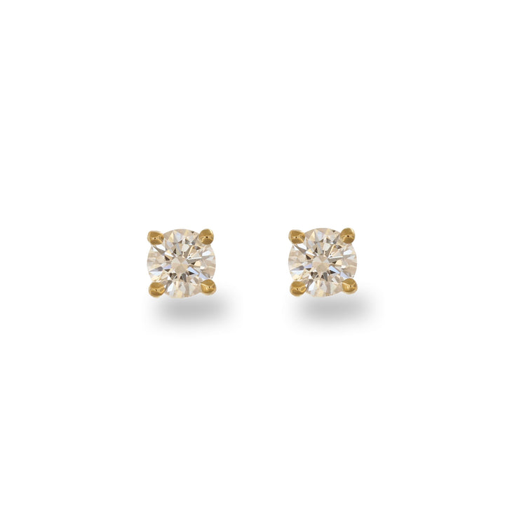 Golden Radiance 0,25ct. Diamond Studs