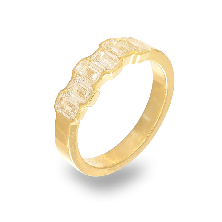 Golden Facets Ring