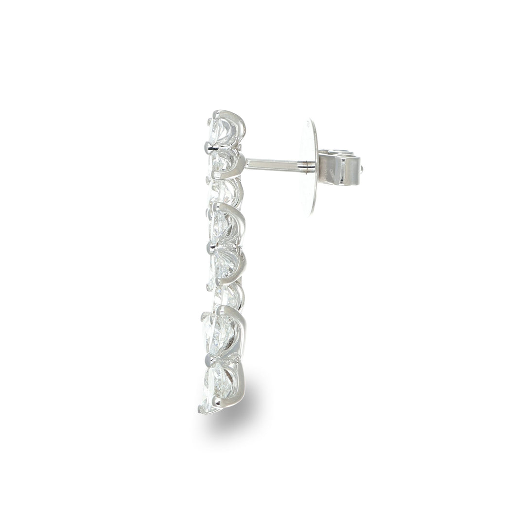 Floral Grace Diamond Earrings