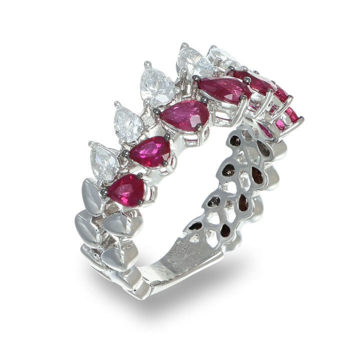Crimson Bloom Ring
