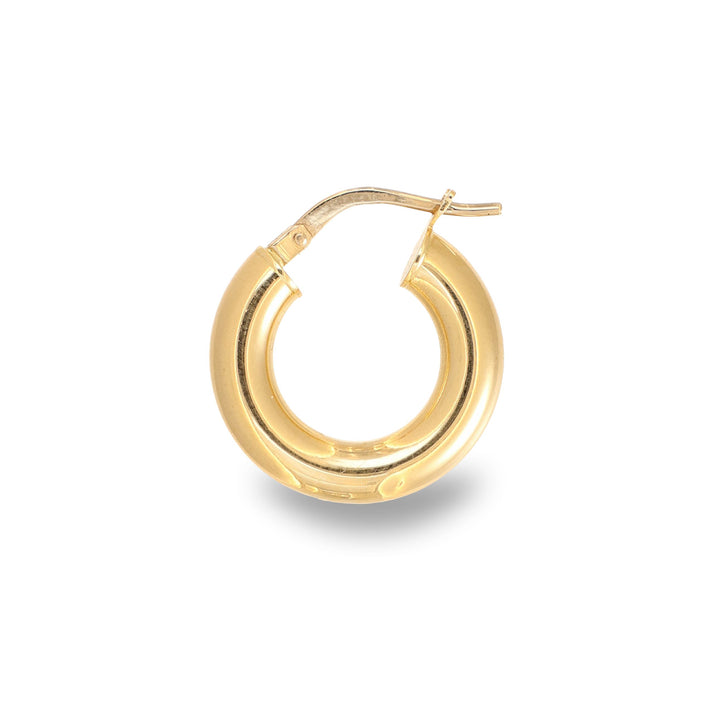 Golden Curve Hoops