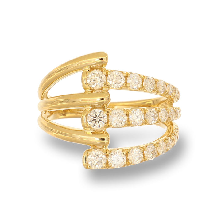 Aurora Lines Ring (Yellow)