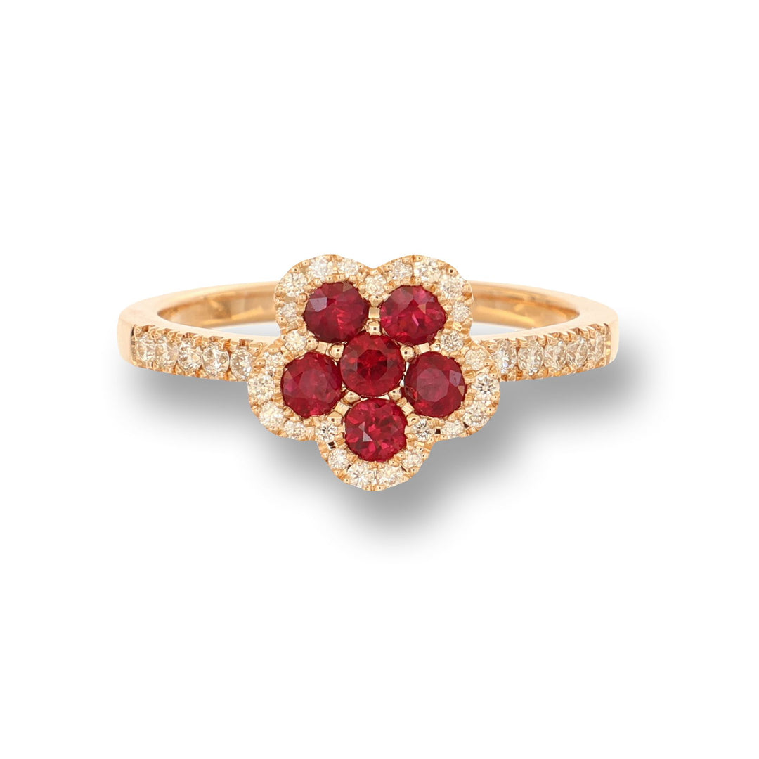 Scarlet Bloom Ring