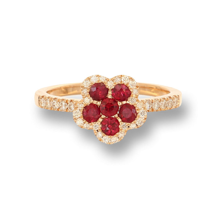 Scarlet Bloom Ring