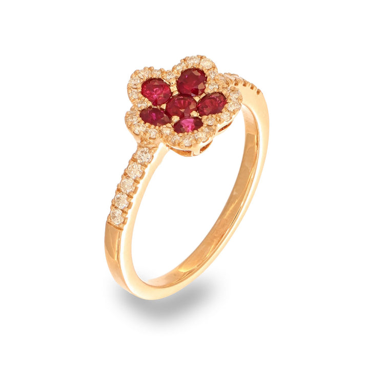 Scarlet Bloom Ring