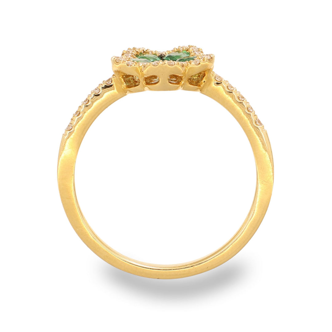 Emerald Bloom Ring