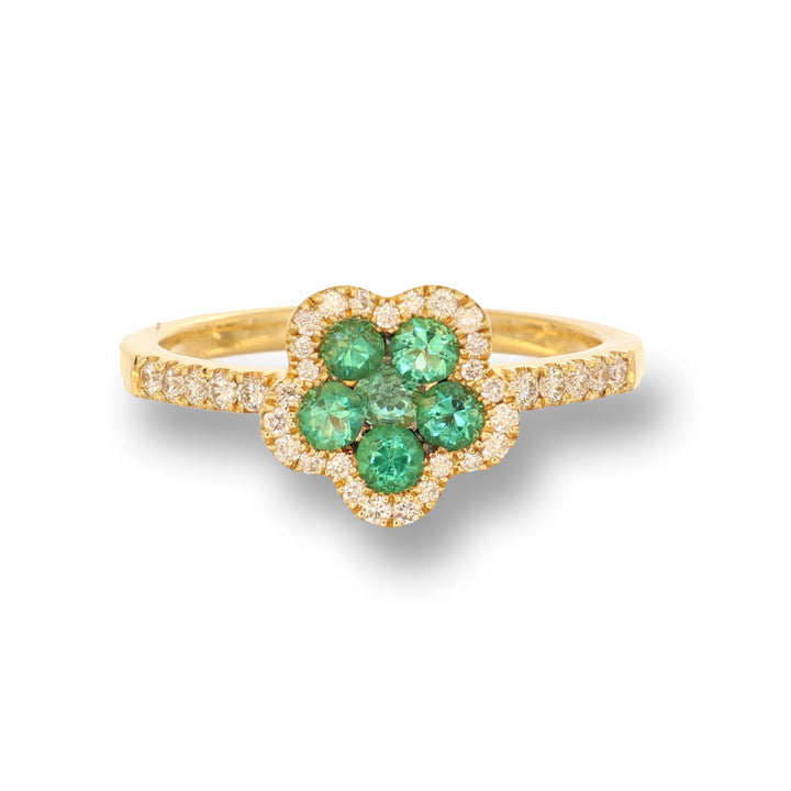 Emerald Bloom Ring