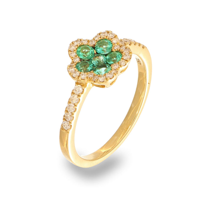 Emerald Bloom Ring