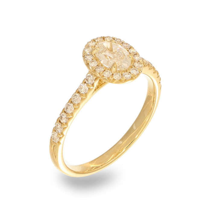 Golden Halo Ring