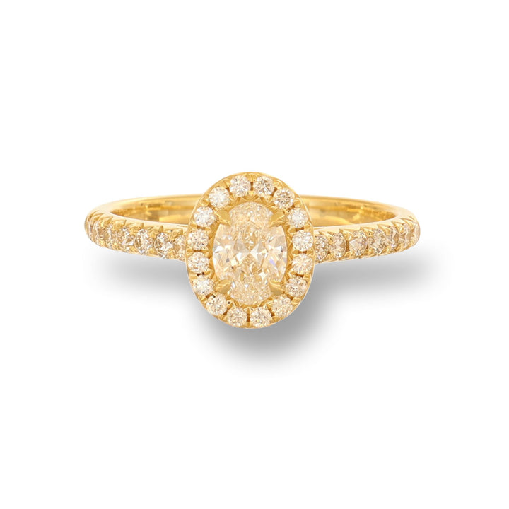 Golden Halo Ring