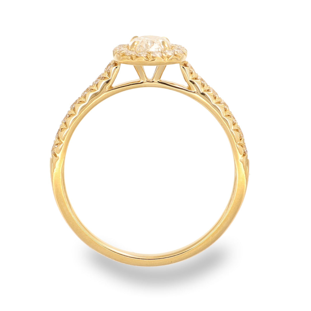 Golden Halo Ring