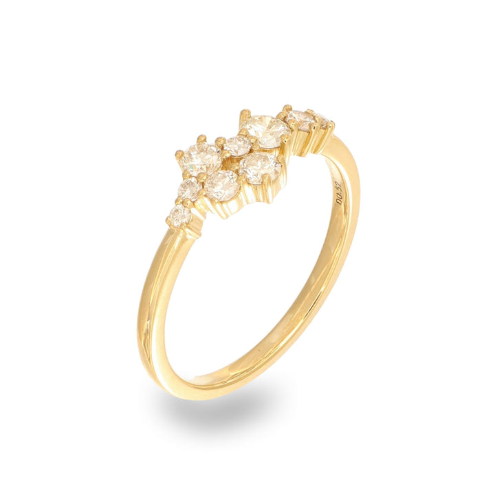 Starlit Cascade Ring