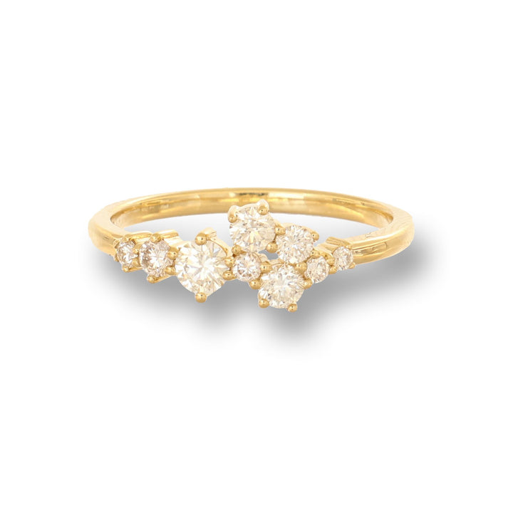 Starlit Cascade Ring
