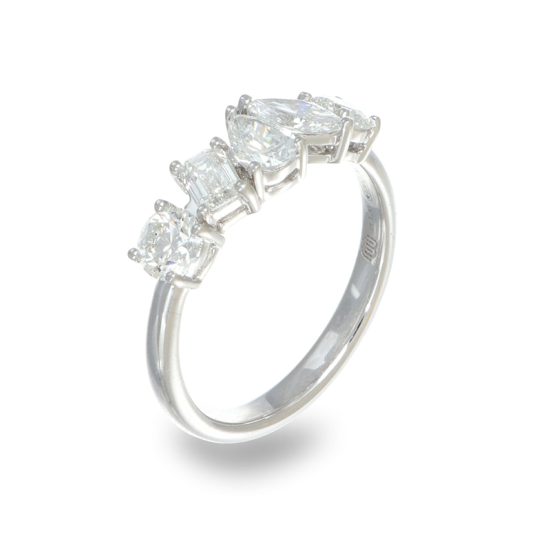 Diamond Quintet Ring