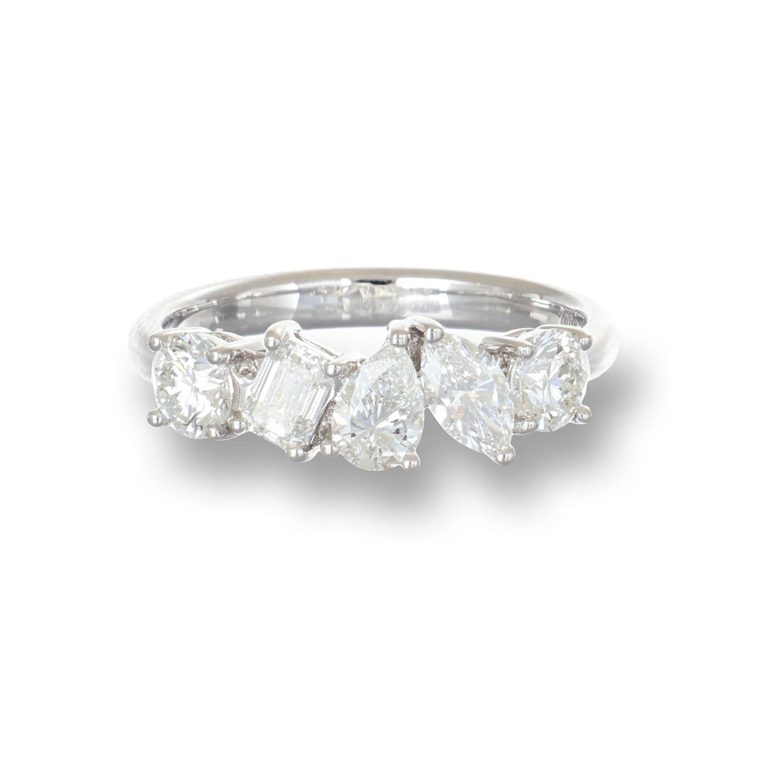 Diamond Quintet Ring