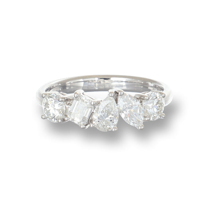 Diamond Quintet Ring