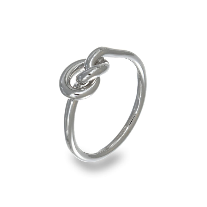 White Knot Ring