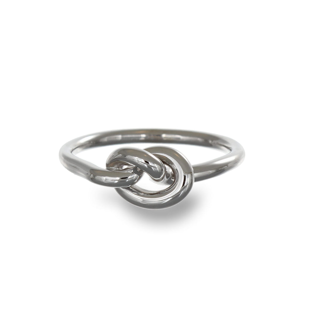 White Knot Ring