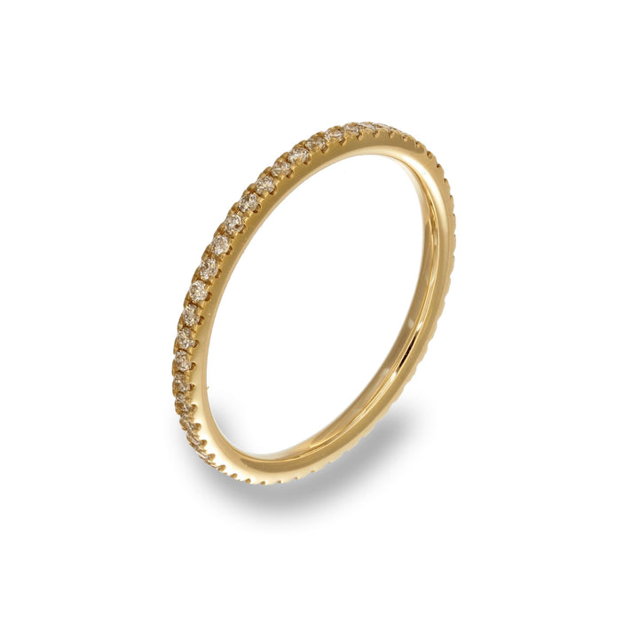 Golden Eternity Diamond Ring