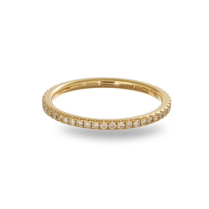 Golden Eternity Diamond Ring