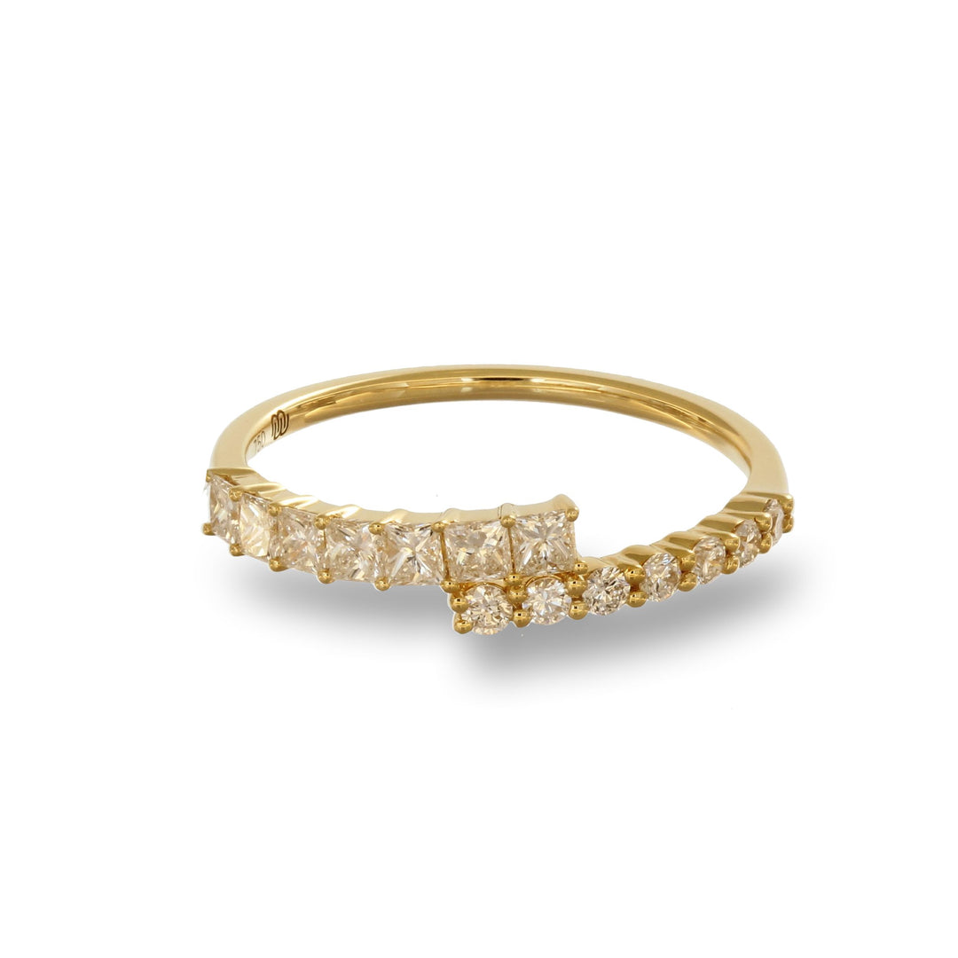 Golden Ascent Diamond Ring