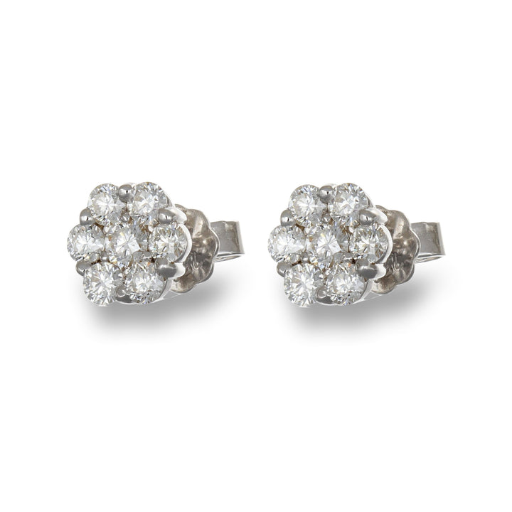 Diamond Cluster Studs