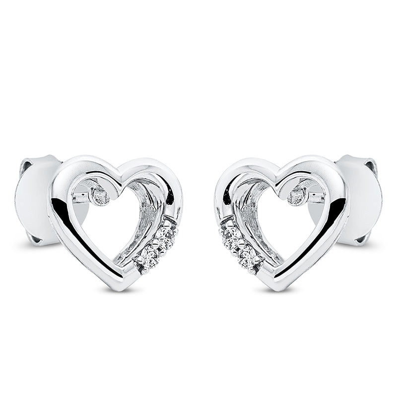 Golden Heart Studs