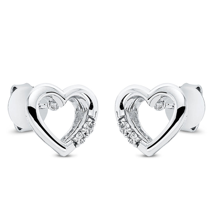 Golden Heart Studs