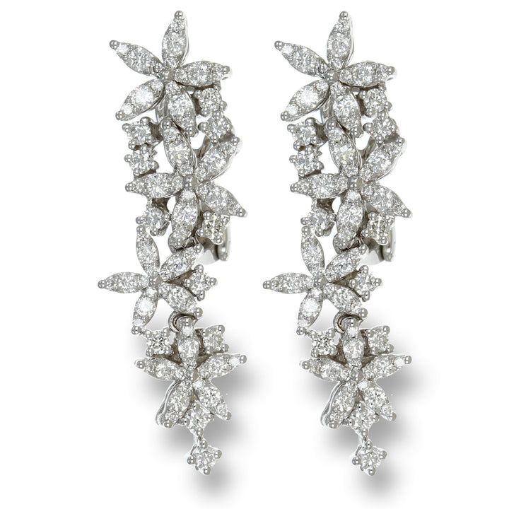 LuxeDazzle Diamond Earrings