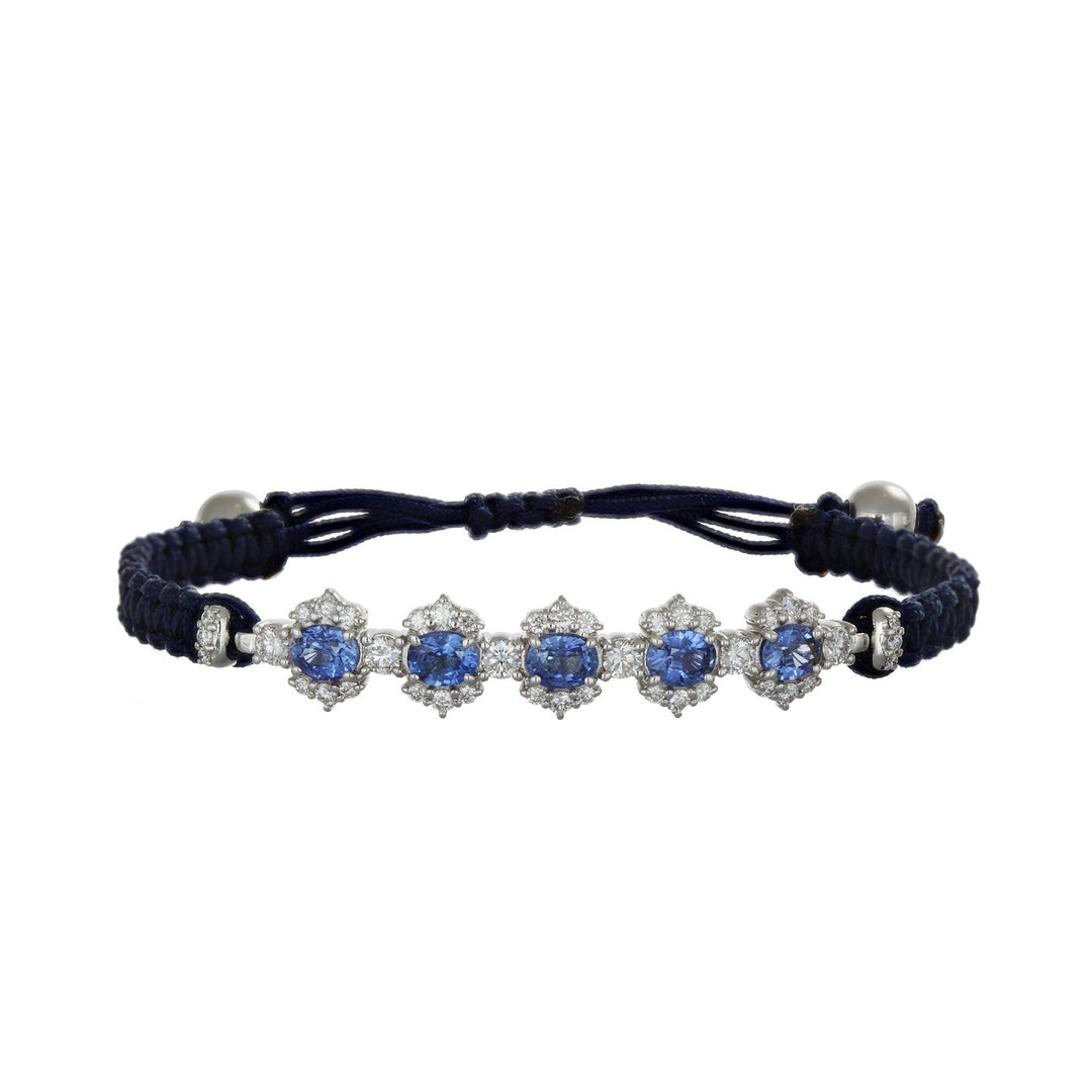 Luxe Sapphire & Diamond Bracelet