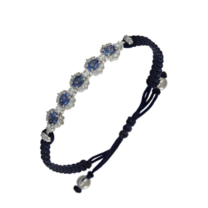 Luxe Sapphire &amp; Diamond Bracelet