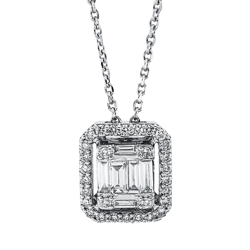 Luxe Baguette Diamond Necklace