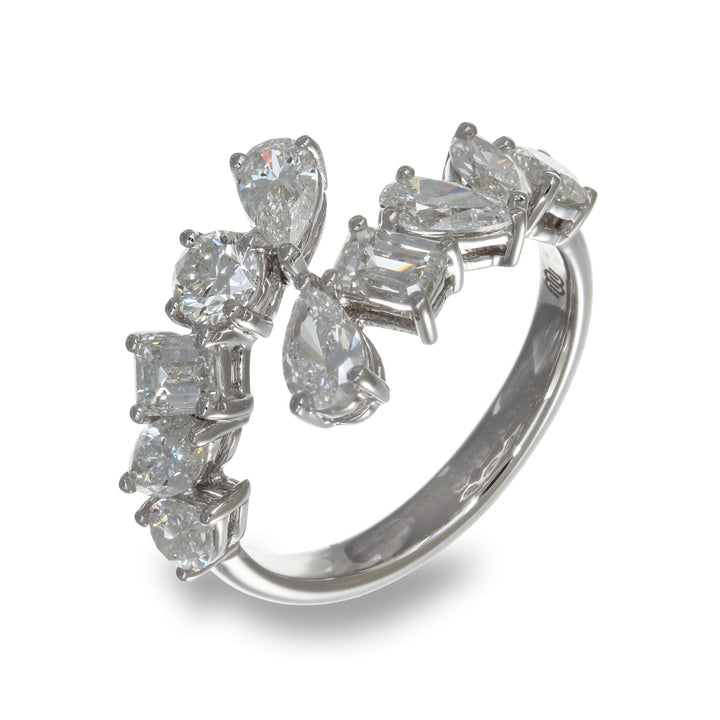 Multicut Diamond Ring