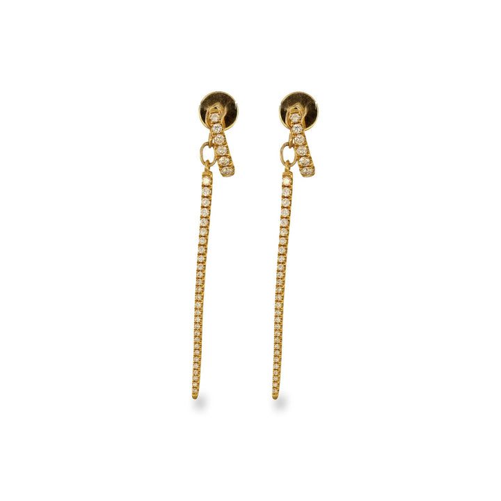 Opulent Glimmer Gold Earrings