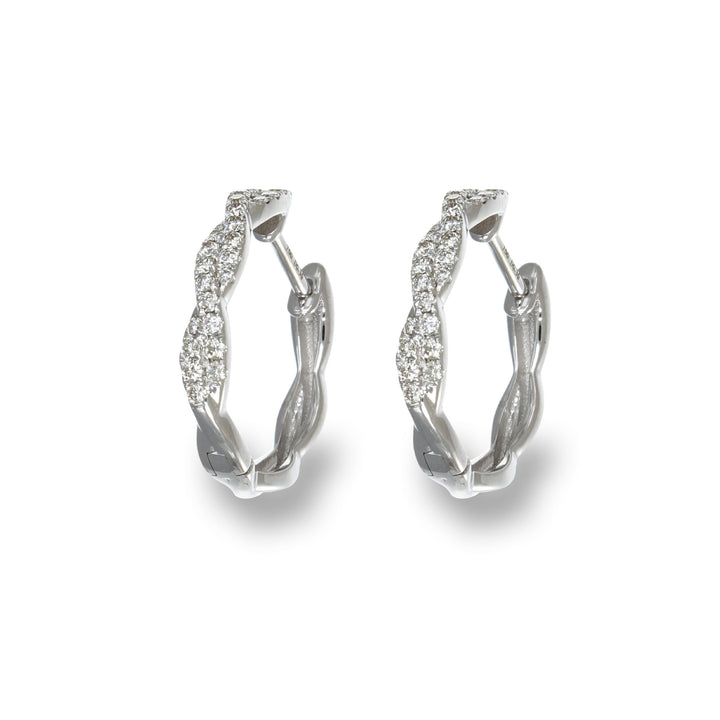 Diamond Frost Hoops