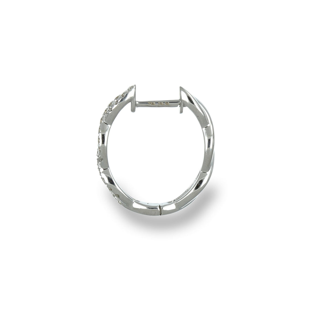 Diamond Frost Hoops